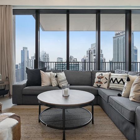 Breathtaking City Views From Dt Apt With Terrace Dubaj Kültér fotó