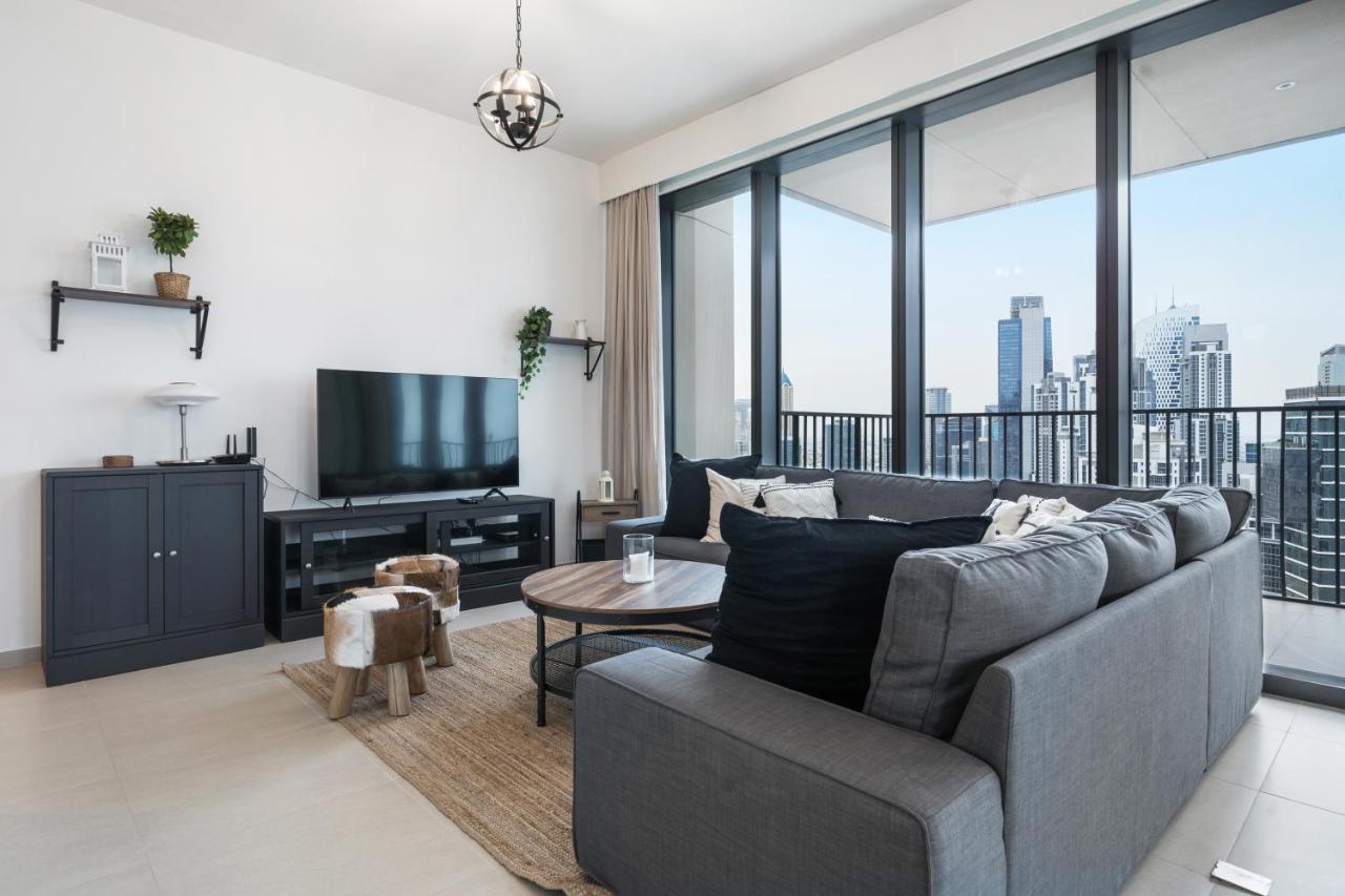 Breathtaking City Views From Dt Apt With Terrace Dubaj Kültér fotó