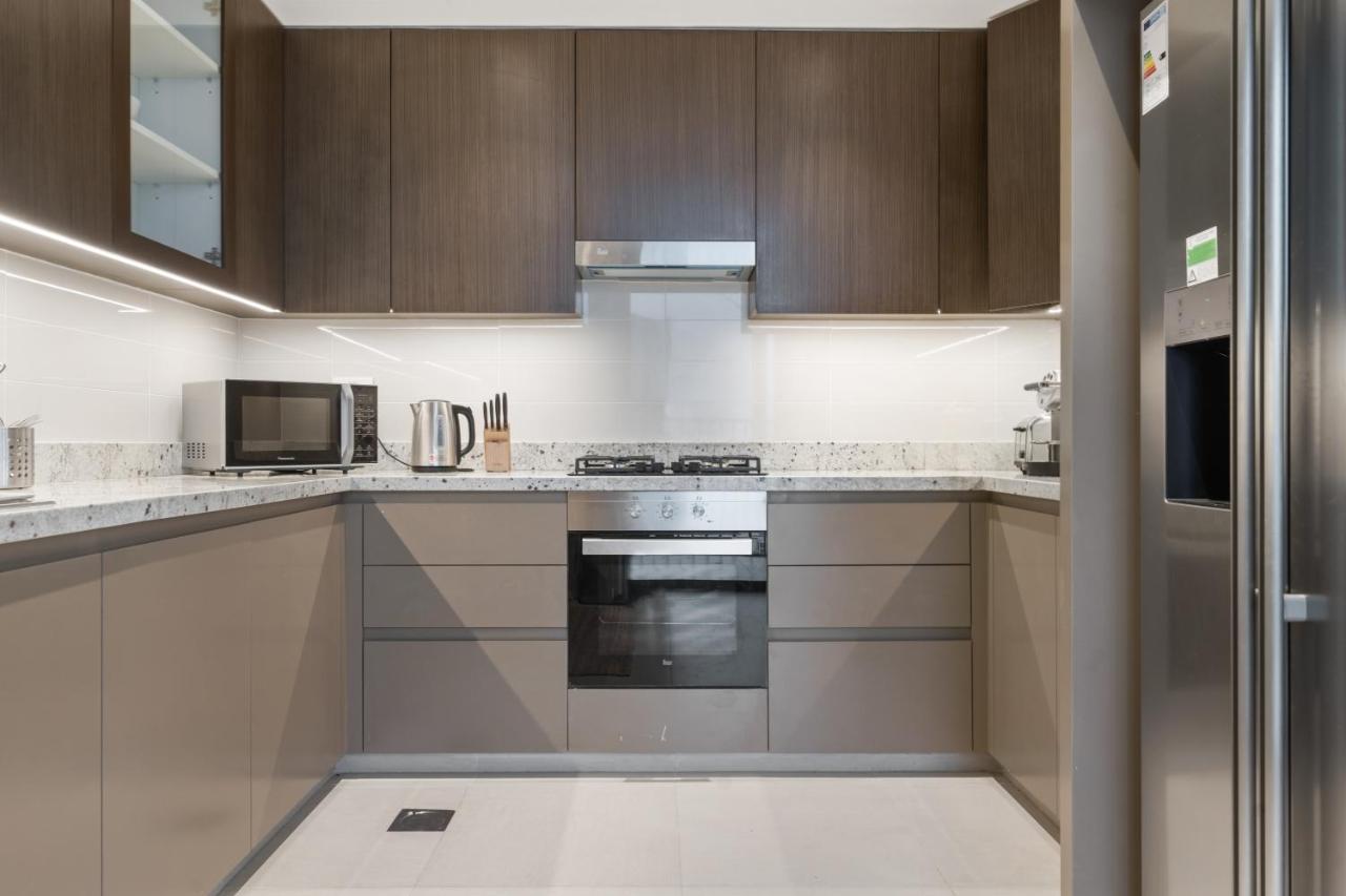 Breathtaking City Views From Dt Apt With Terrace Dubaj Kültér fotó