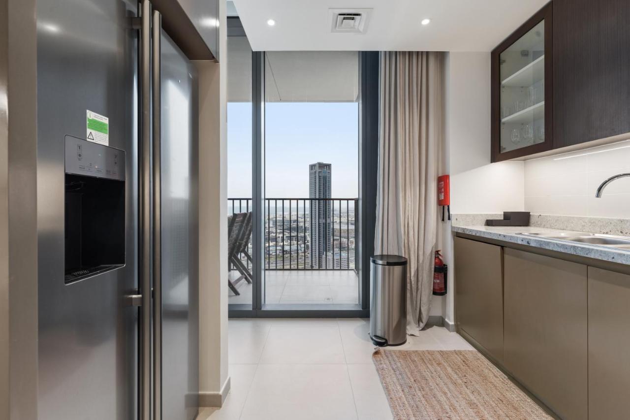 Breathtaking City Views From Dt Apt With Terrace Dubaj Kültér fotó